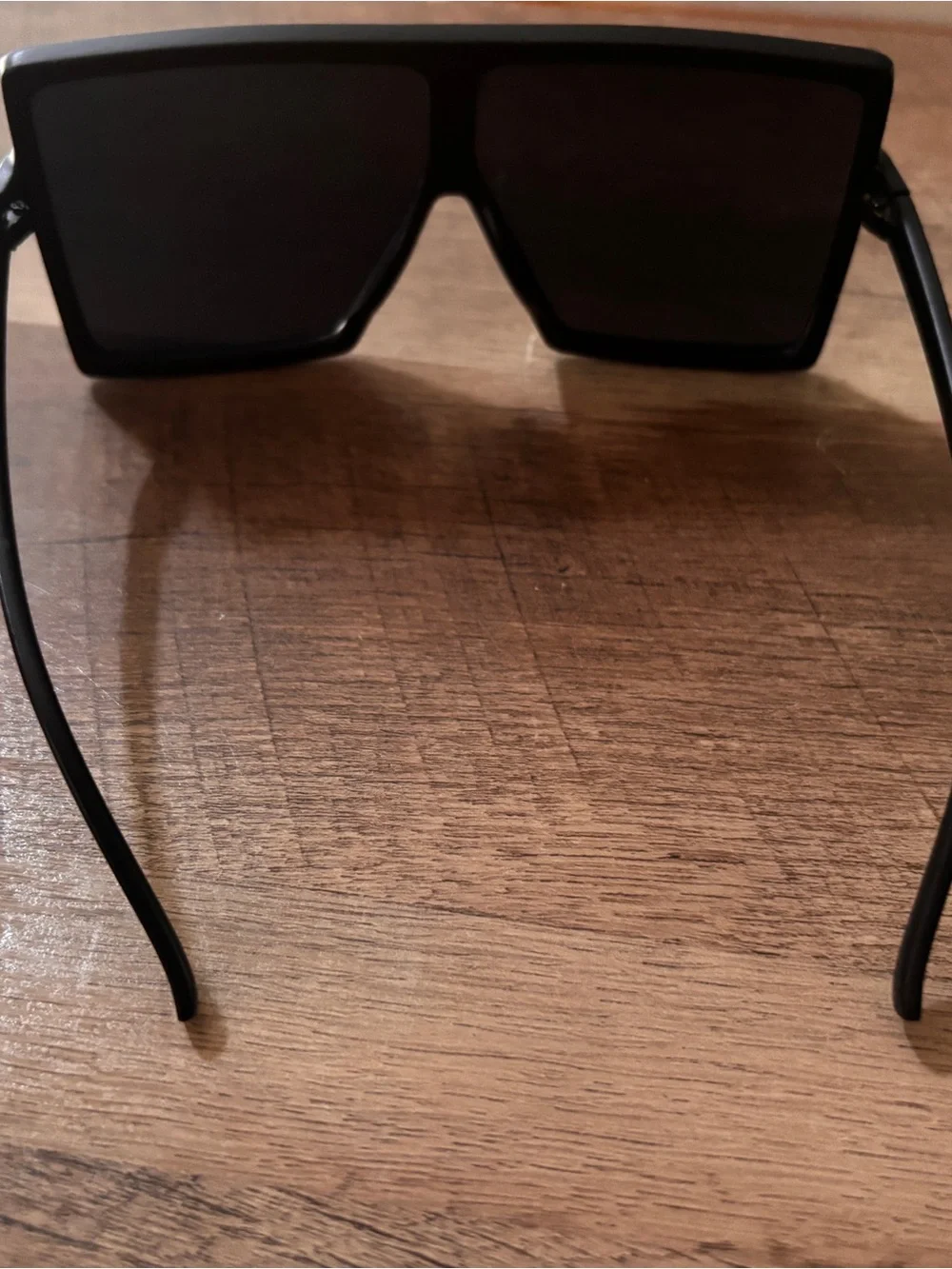 Men's Black Shield Sunglasses - Minimal Frame